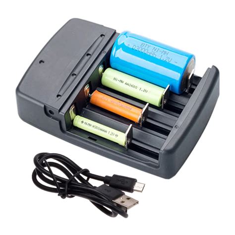 4 slot rechargable battery charger